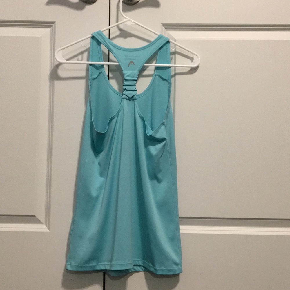 💪🏻Workout tank teal xsmall - Picture 2 of 3